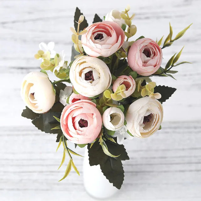 BloomLuxe – Décoration de fleurs artificielles de renoncules