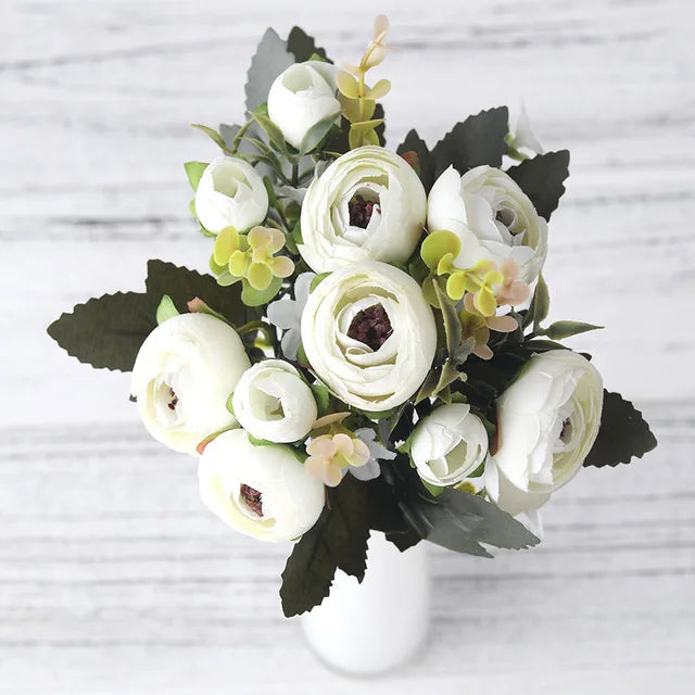 BloomLuxe – Décoration de fleurs artificielles de renoncules