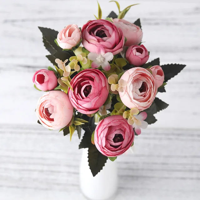 BloomLuxe – Décoration de fleurs artificielles de renoncules