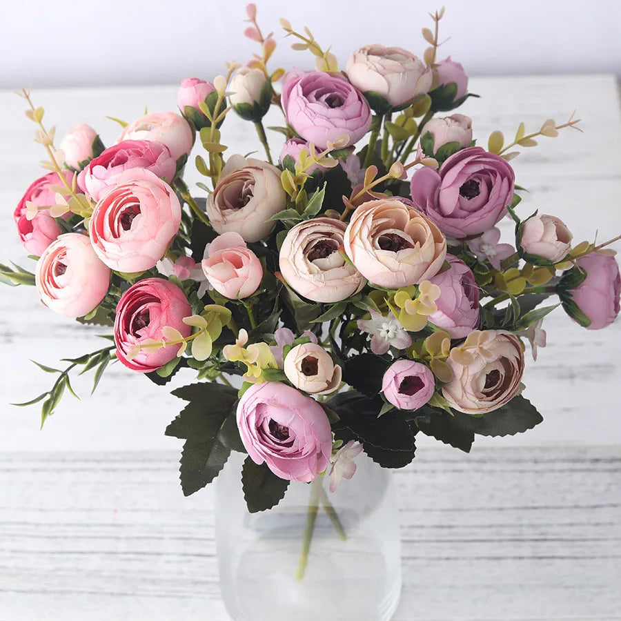 BloomLuxe – Décoration de fleurs artificielles de renoncules