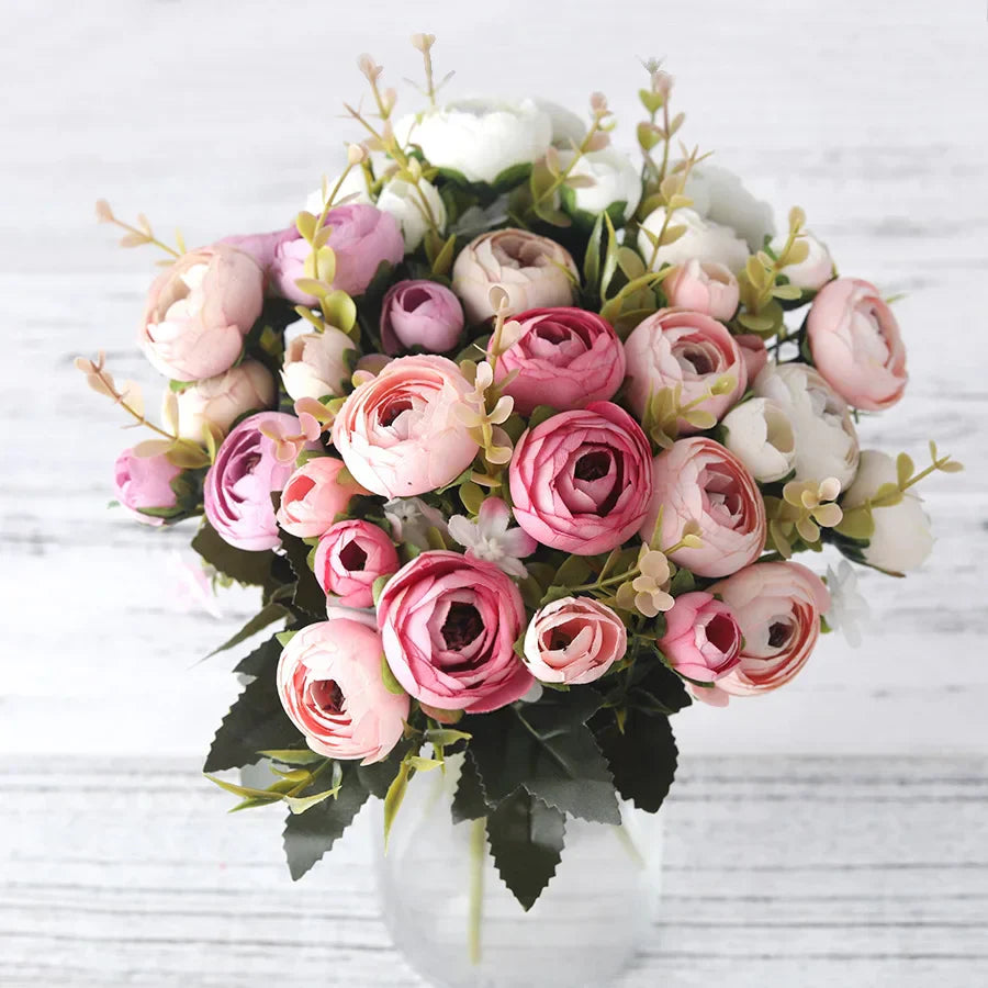 BloomLuxe – Décoration de fleurs artificielles de renoncules