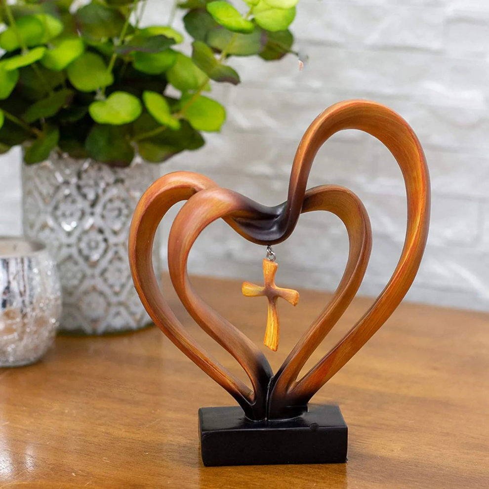 Symbole de l'Amour et de l'Unité Tissé HeartCross