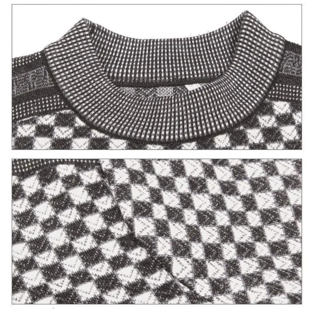 Pull classique à motif Oliver