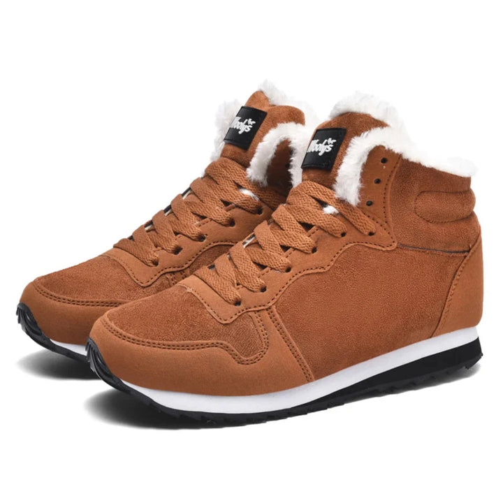 Ben- Bottines à cheville non-slip avec doublure en fausse fourrure