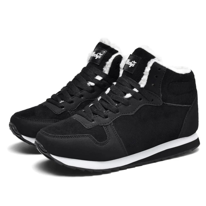 Ben- Bottines à cheville non-slip avec doublure en fausse fourrure