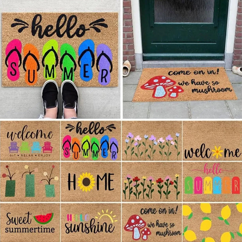 Tapis de Porte Décoratif VelkomMat – Designs Amusants et Élégants pour l'Entrée