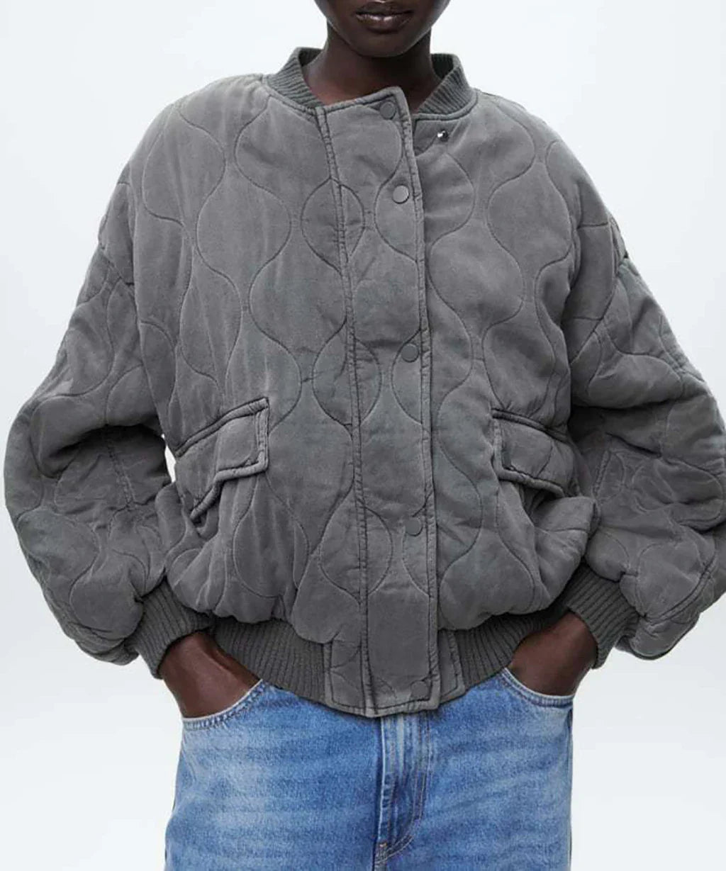 Style élégant | Veste Bomber Classique pour Femme