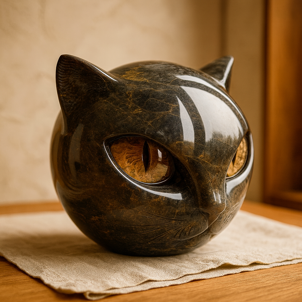 Felora | Sculpture de tête de chat