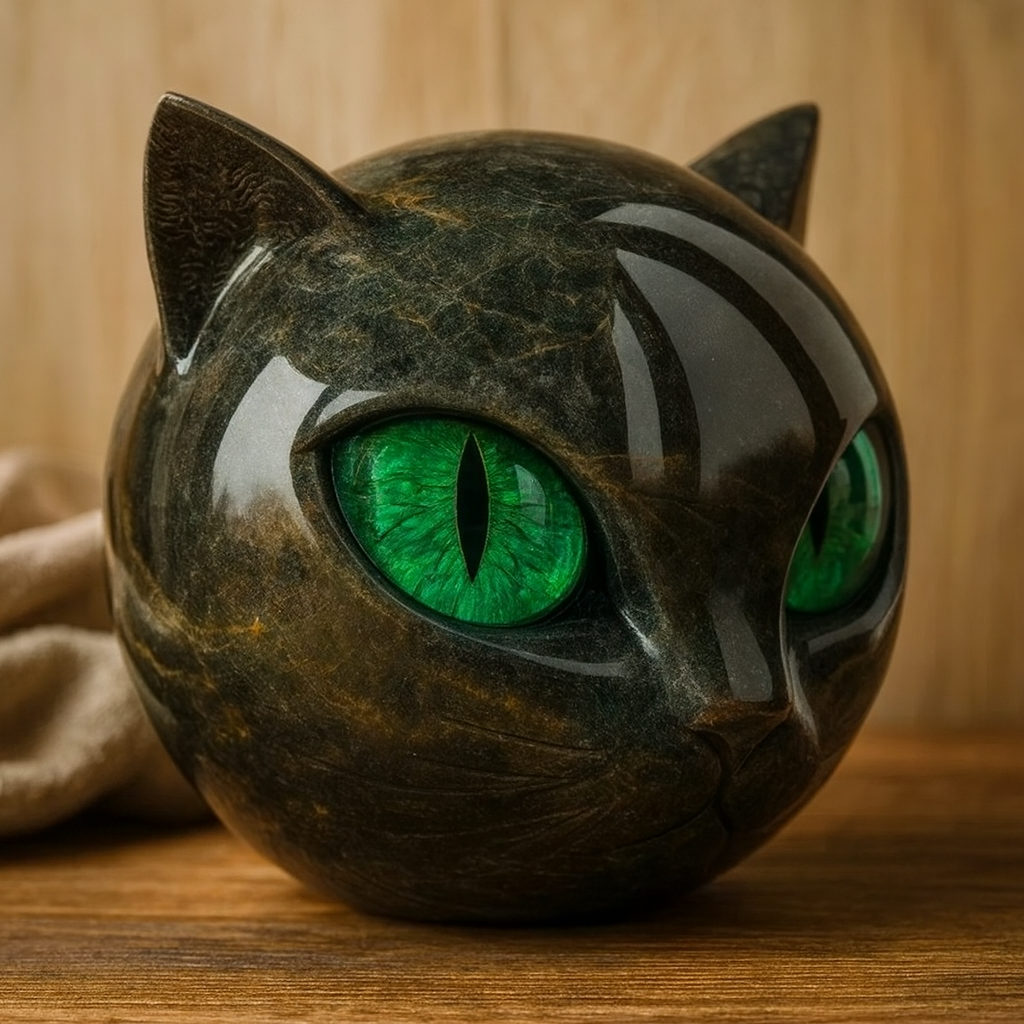 Felora | Sculpture de tête de chat