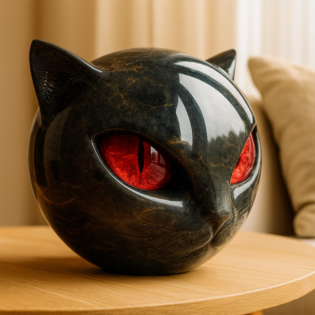 Felora | Sculpture de tête de chat