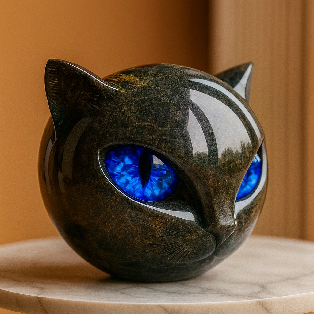 Felora | Sculpture de tête de chat