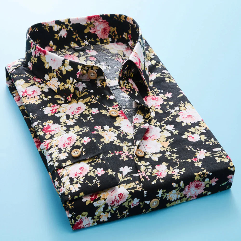 Chemise Klassique Elias – Chemise Élégante avec Imprimés Uniques