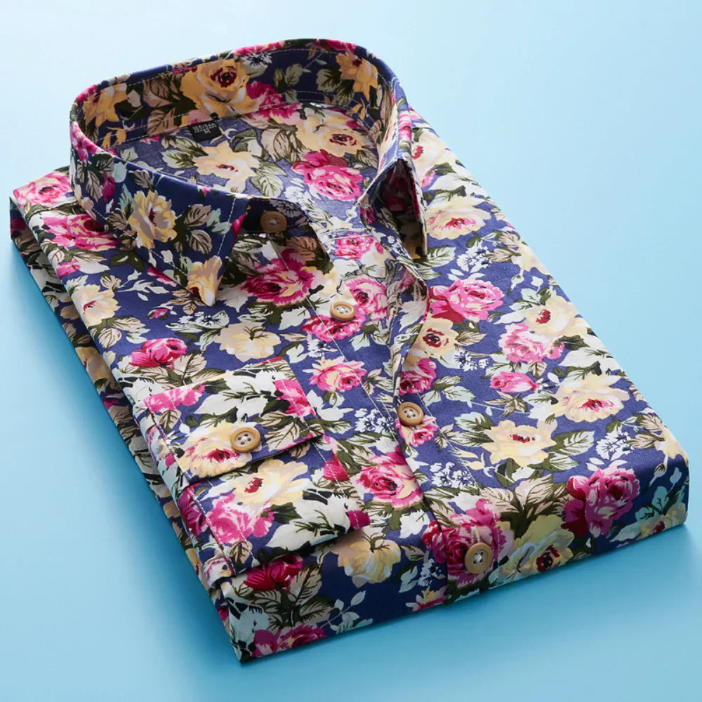 Chemise Klassique Elias – Chemise Élégante avec Imprimés Uniques