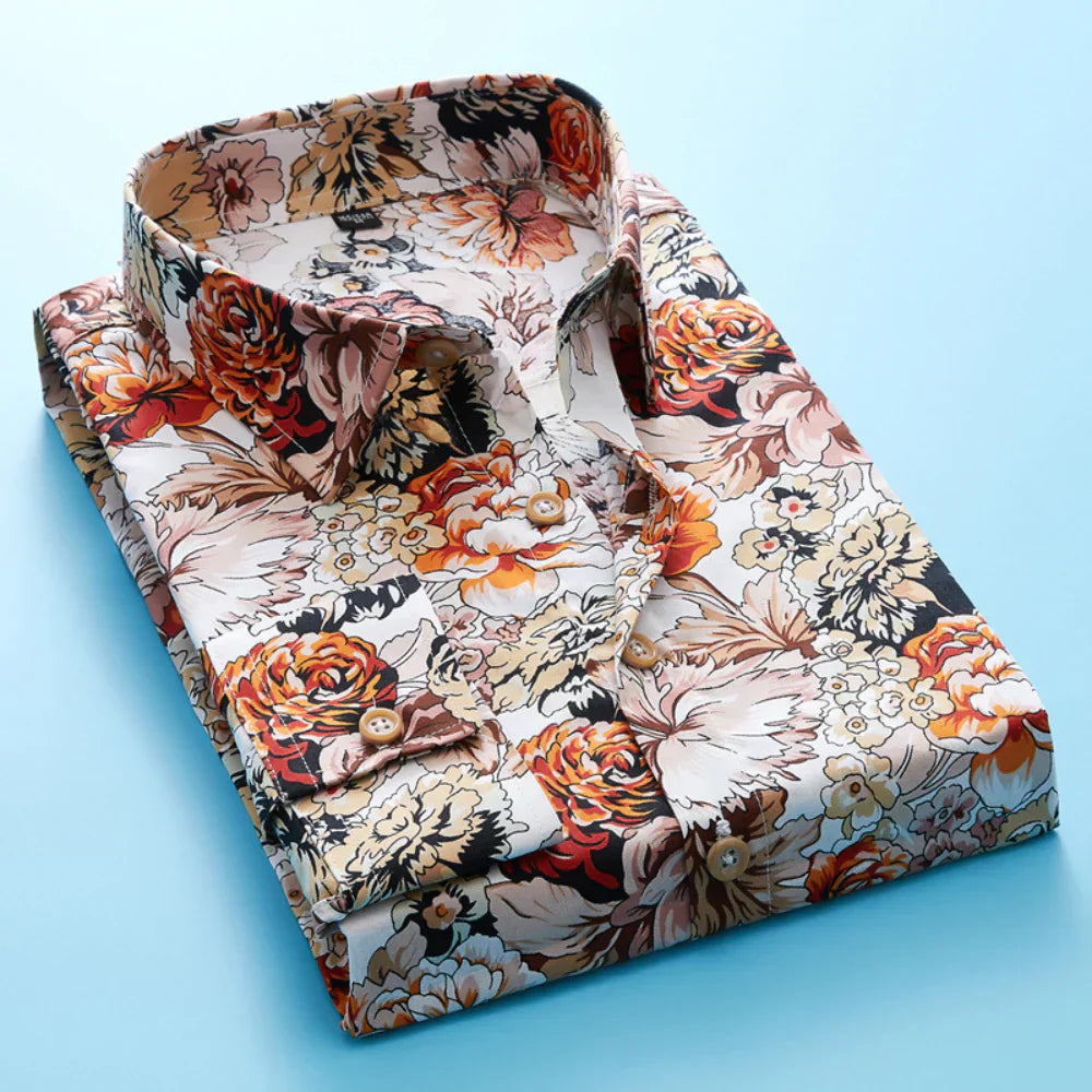 Chemise Klassique Elias – Chemise Élégante avec Imprimés Uniques