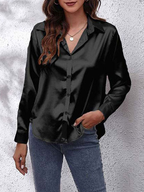 Natalia - Chemisier boutonné classique de luxe