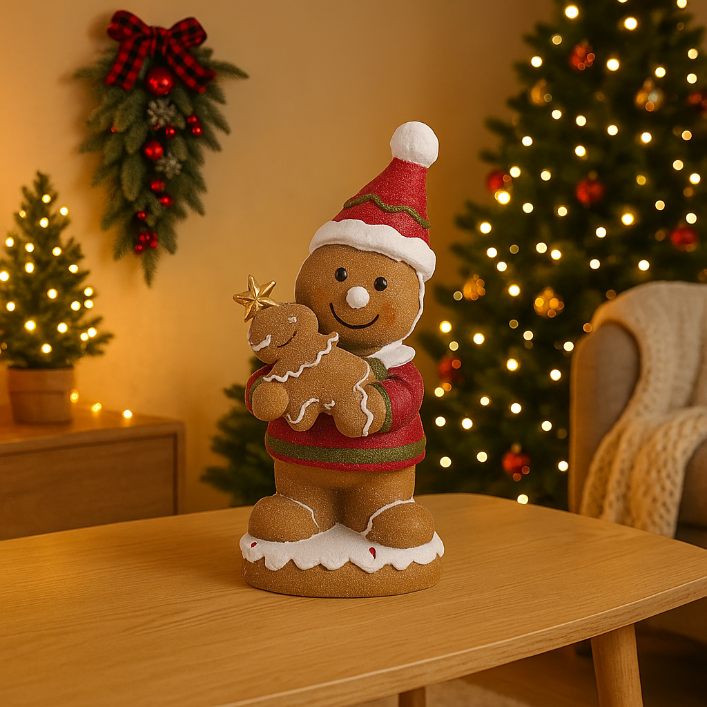 Frosthaven | Décoration de figure en pain d'épice festive