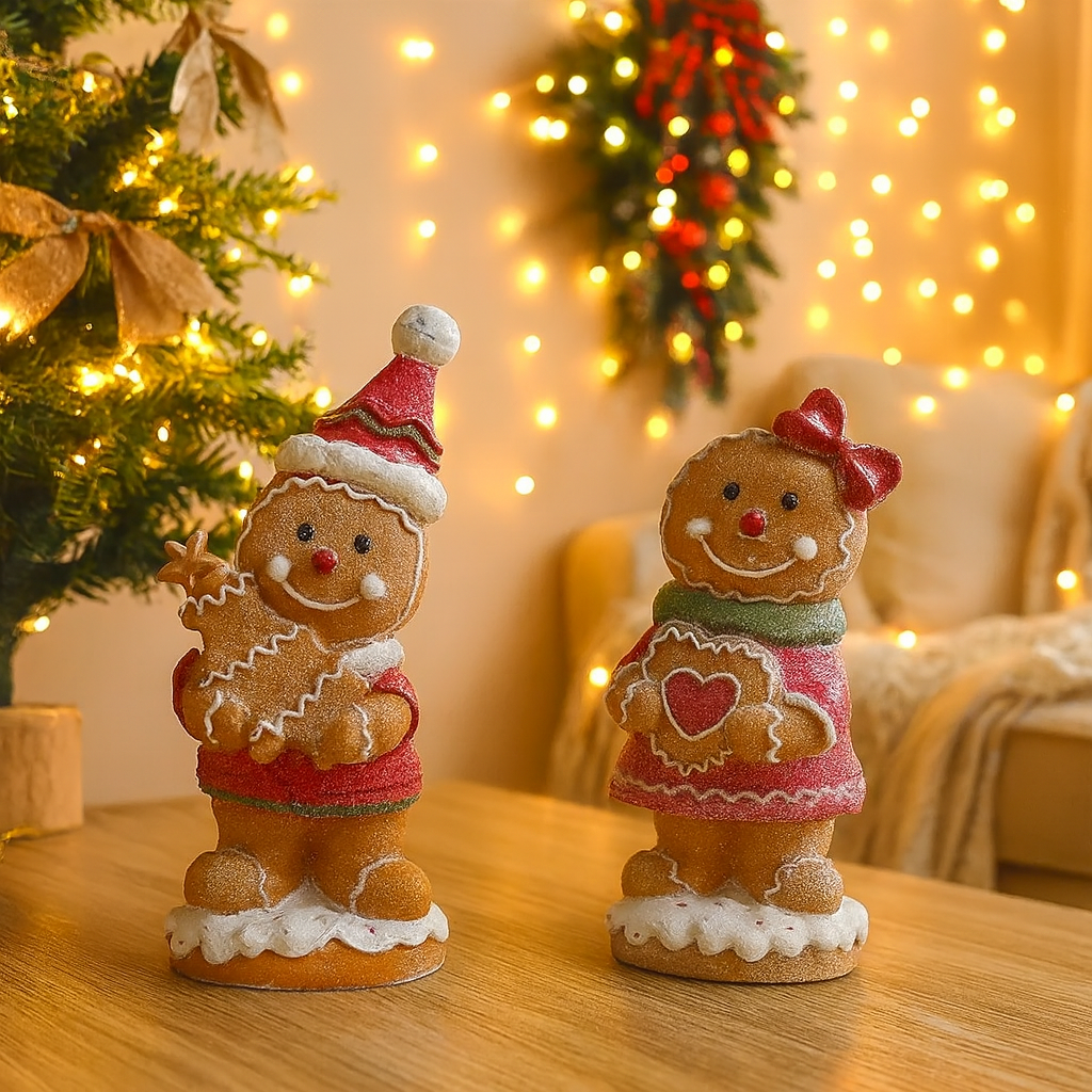 Frosthaven | Décoration de figure en pain d'épice festive