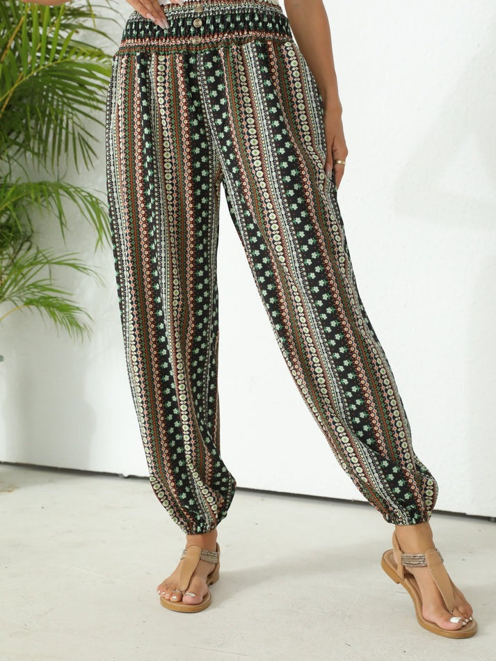 Ivy | Pantalon imprimé Boho confortable et tendance