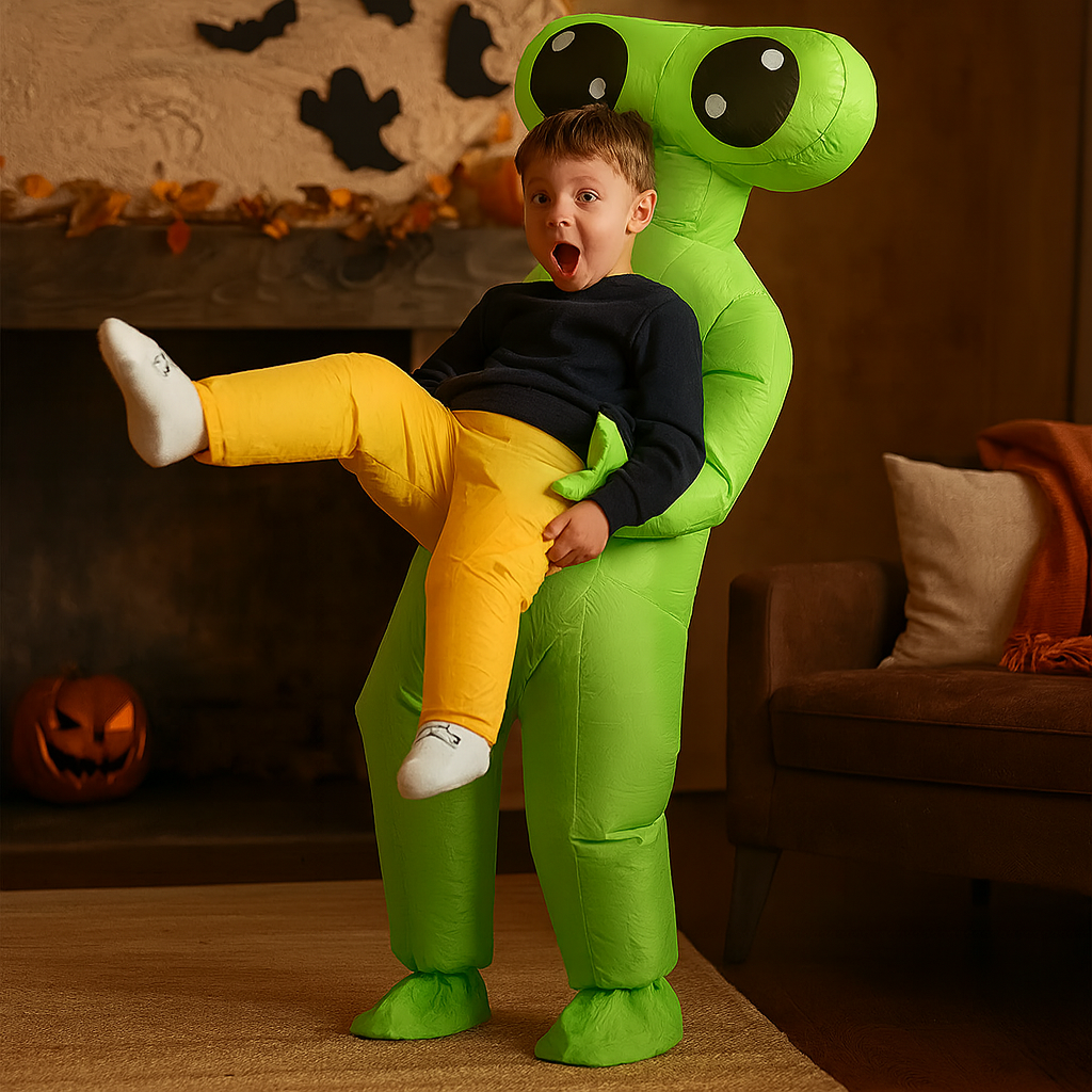 Galaxor | Costume d'alien cosmique avec de grands yeux