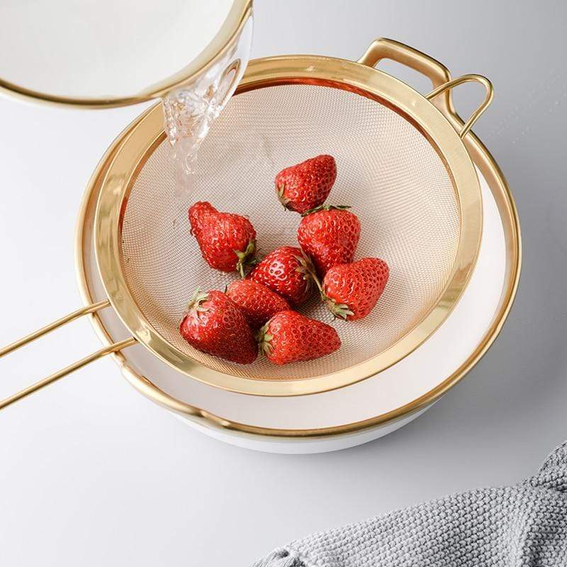 MultiSift 3-en-1 Sigt et Skyl – Pratique Passoire pour la Cuisine
