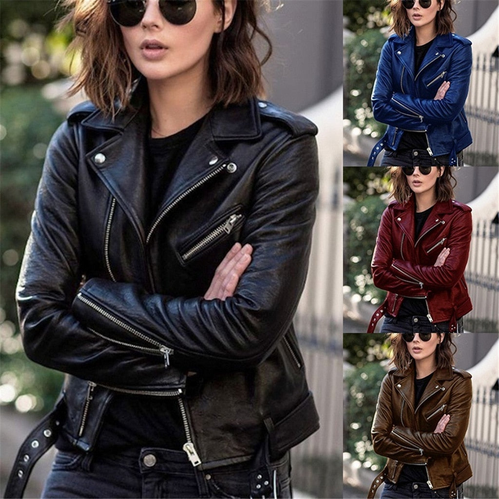 Gudrun - Veste en cuir pour femmes