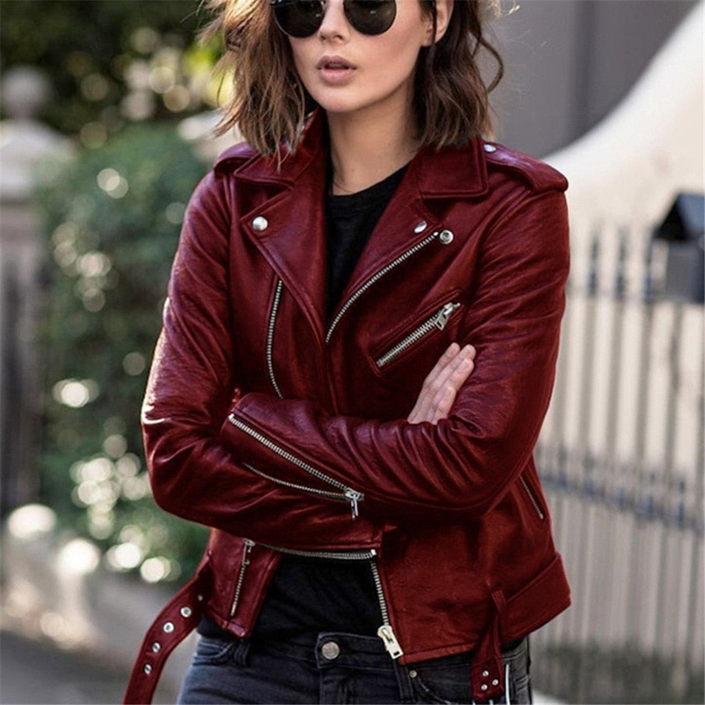 Gudrun - Veste en cuir pour femmes