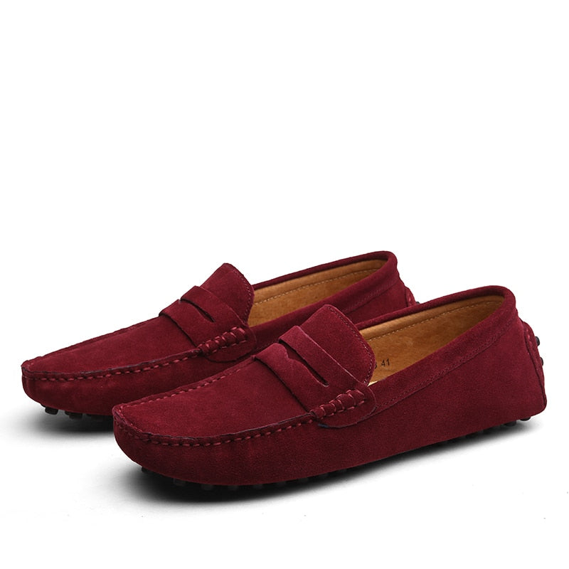 Valdemar - Bottes à chevilles antidérapantes en daim