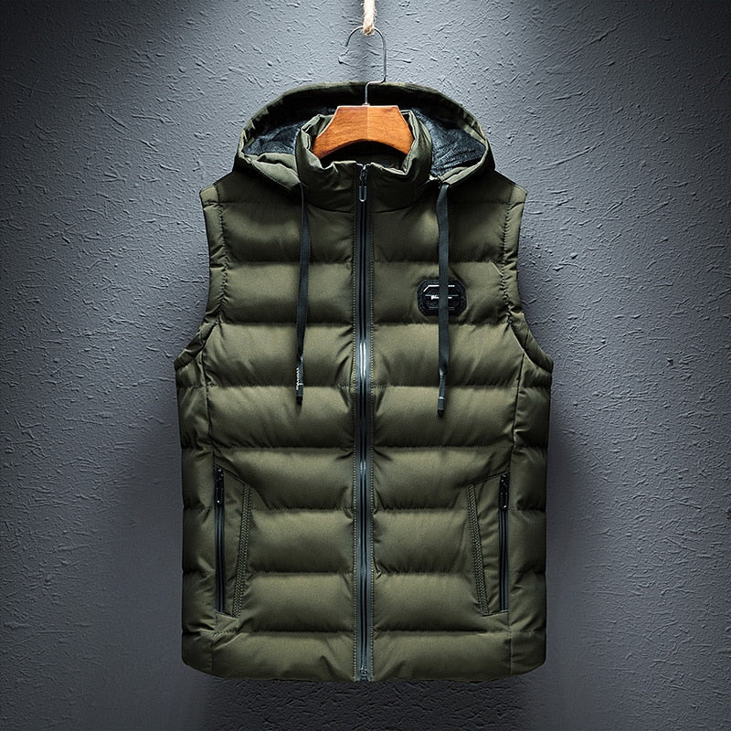 Thomas - Gilet rembourré avec capuche pour hommes pour un confort toute la saison