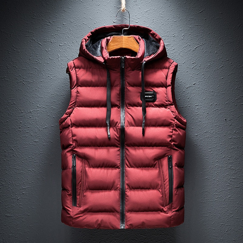 Thomas - Gilet rembourré avec capuche pour hommes pour un confort toute la saison