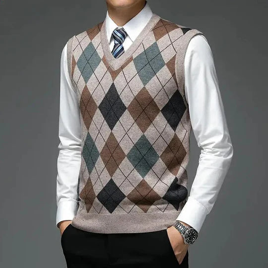 Gilet à carreaux Frank Klassisk