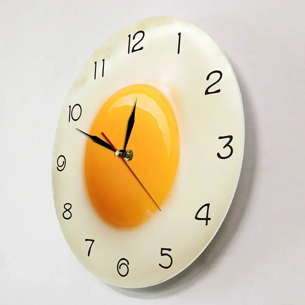 SunnyTime – Horloge murale œuf frit fait maison