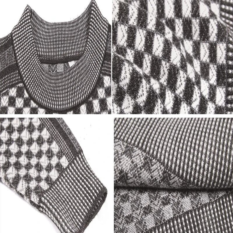 Pull classique à motif Oliver
