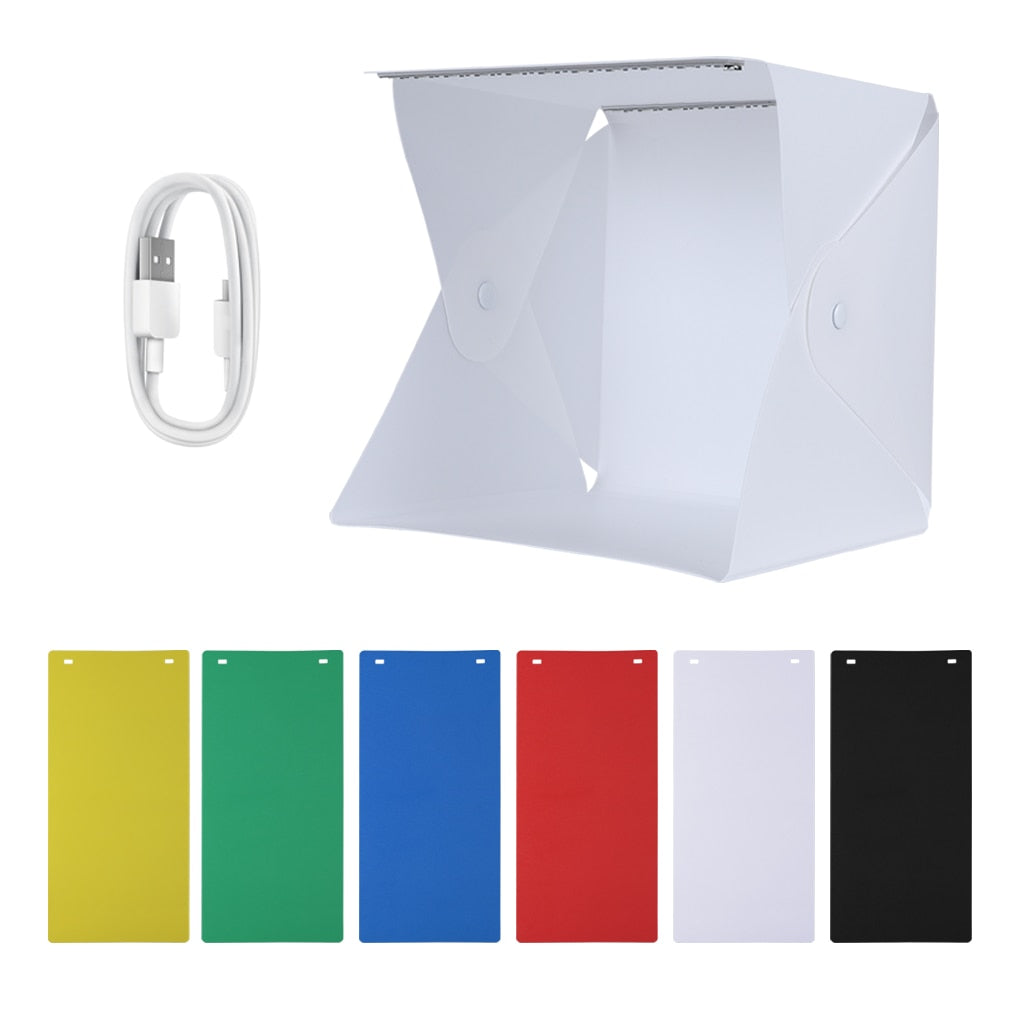 FotoBox Pro – Studio de lumière portable pour une photographie de produit parfaite