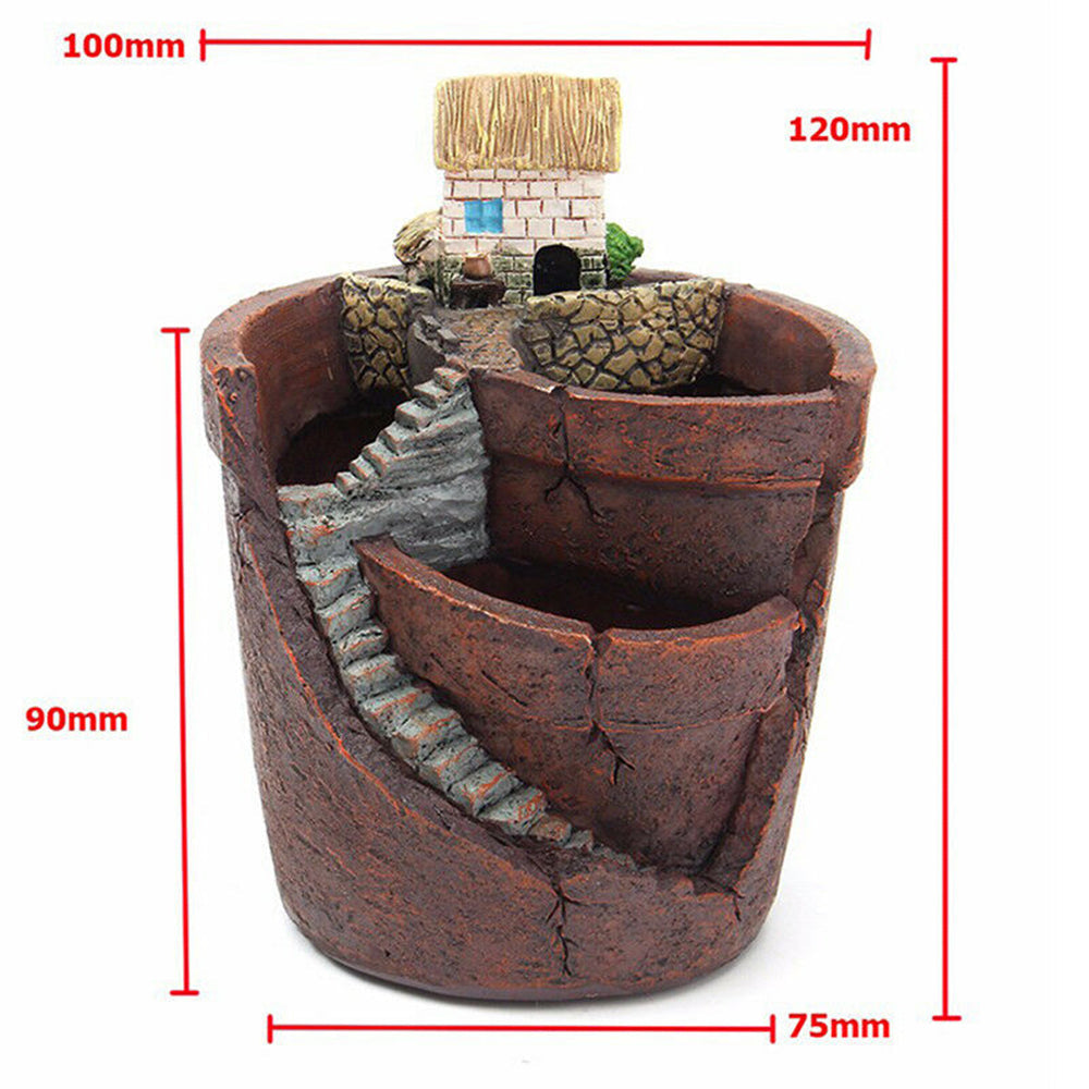 UrbanSprout Pot de Plante d'Intérieur – Récipient Élégant pour Succulentes et Herbes