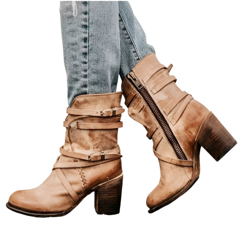 Bottines Aurelia Dame – Talons d'inspiration vintage
