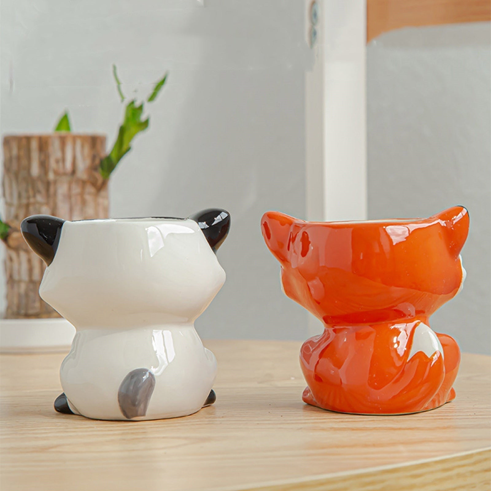 PetalPals - Pots de plantes en céramique artistiques en forme d'animaux