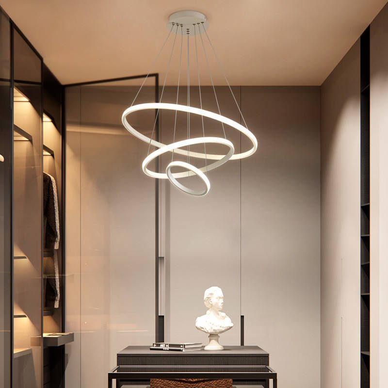 Lampe de plafond spirale élégante