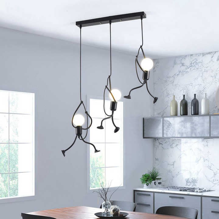 FunkyLight | Lampe Suspendue Rétro Iron Man