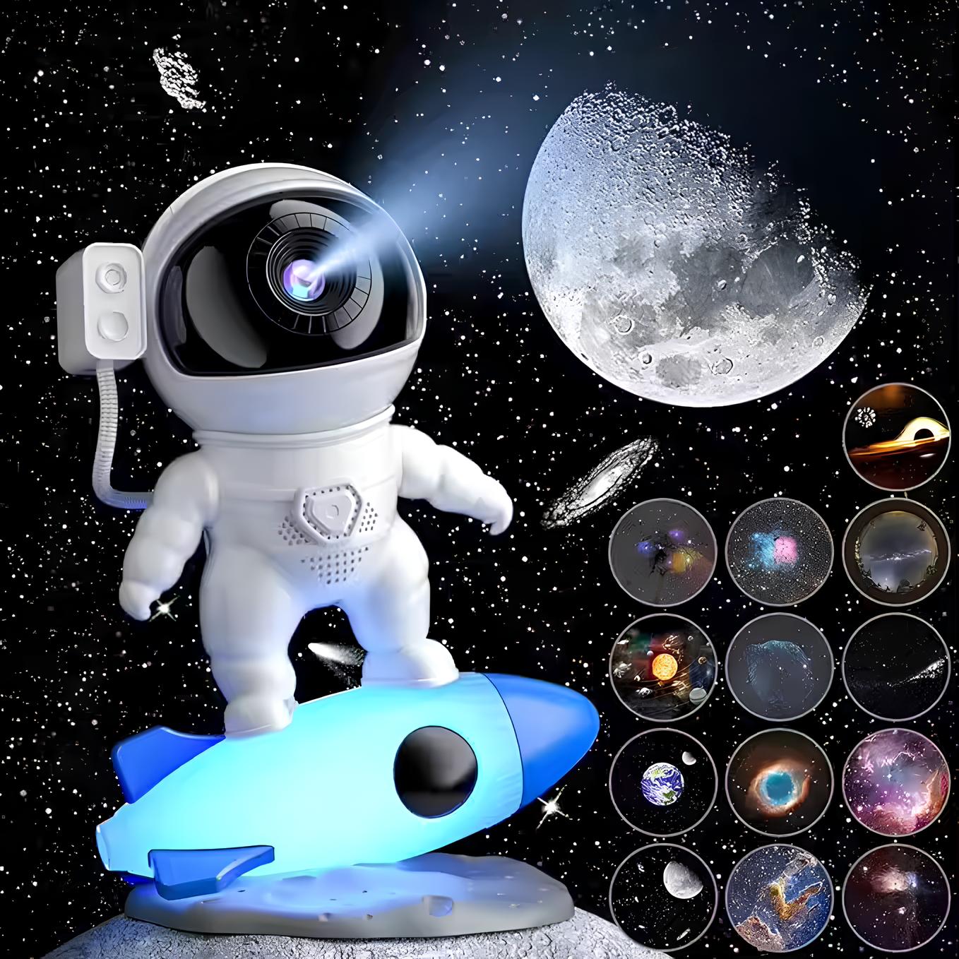 StellarBuddy - Projecteur de galaxie astronaute à lumière naturelle