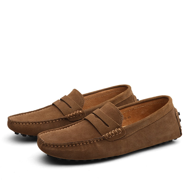 Valdemar - Bottes à chevilles antidérapantes en daim