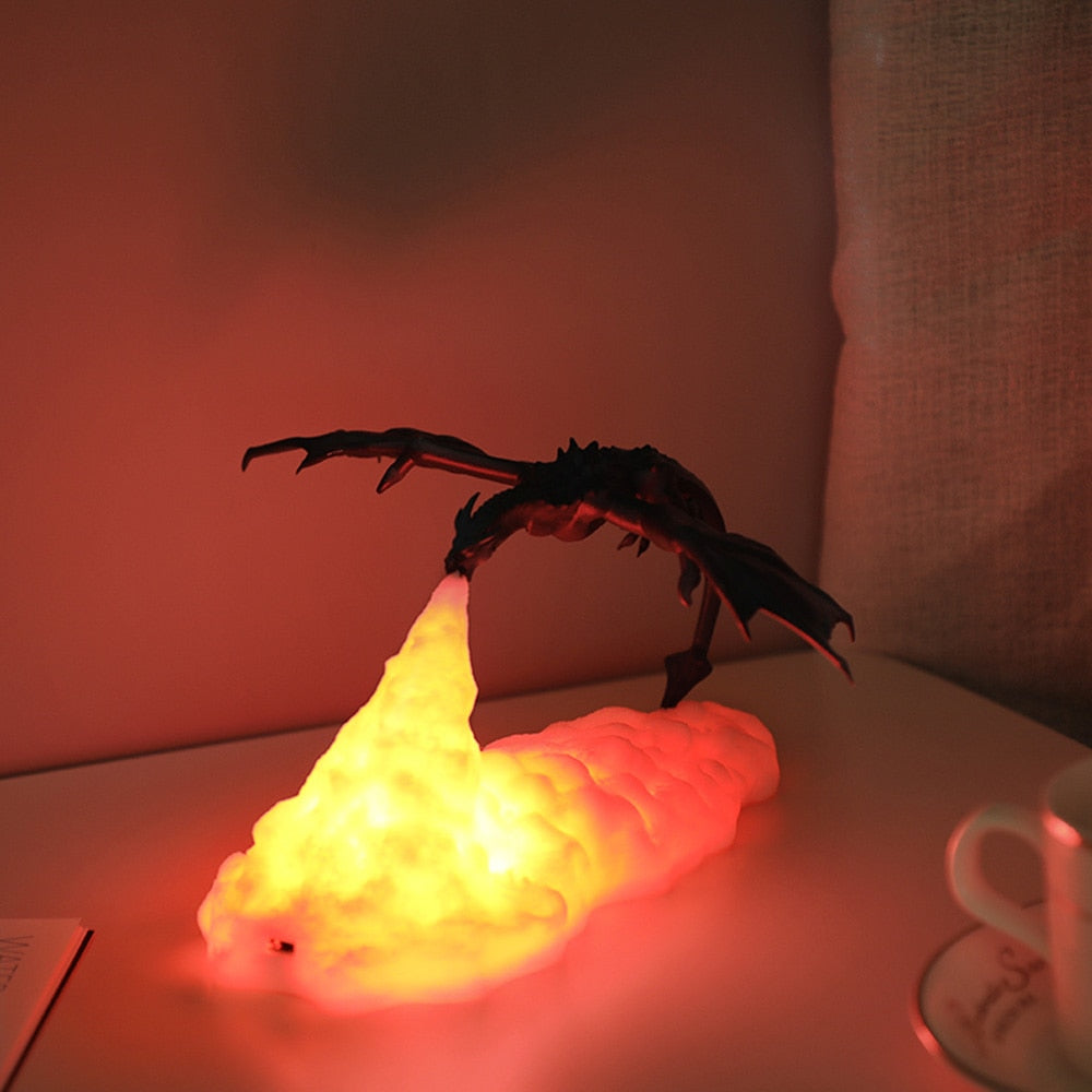 FireBreather - Lampe à dragon LED rechargeable