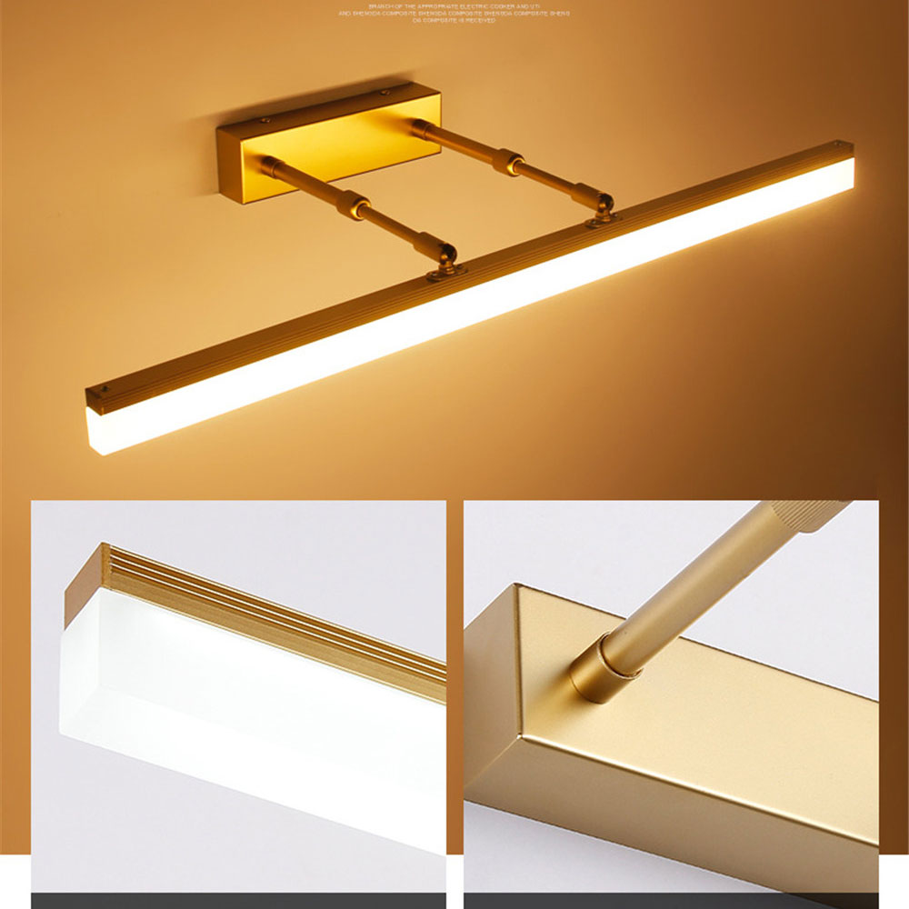 AquaGlow - Lampe de miroir LED étanche