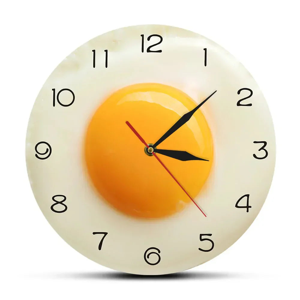SunnyTime – Horloge murale œuf frit fait maison