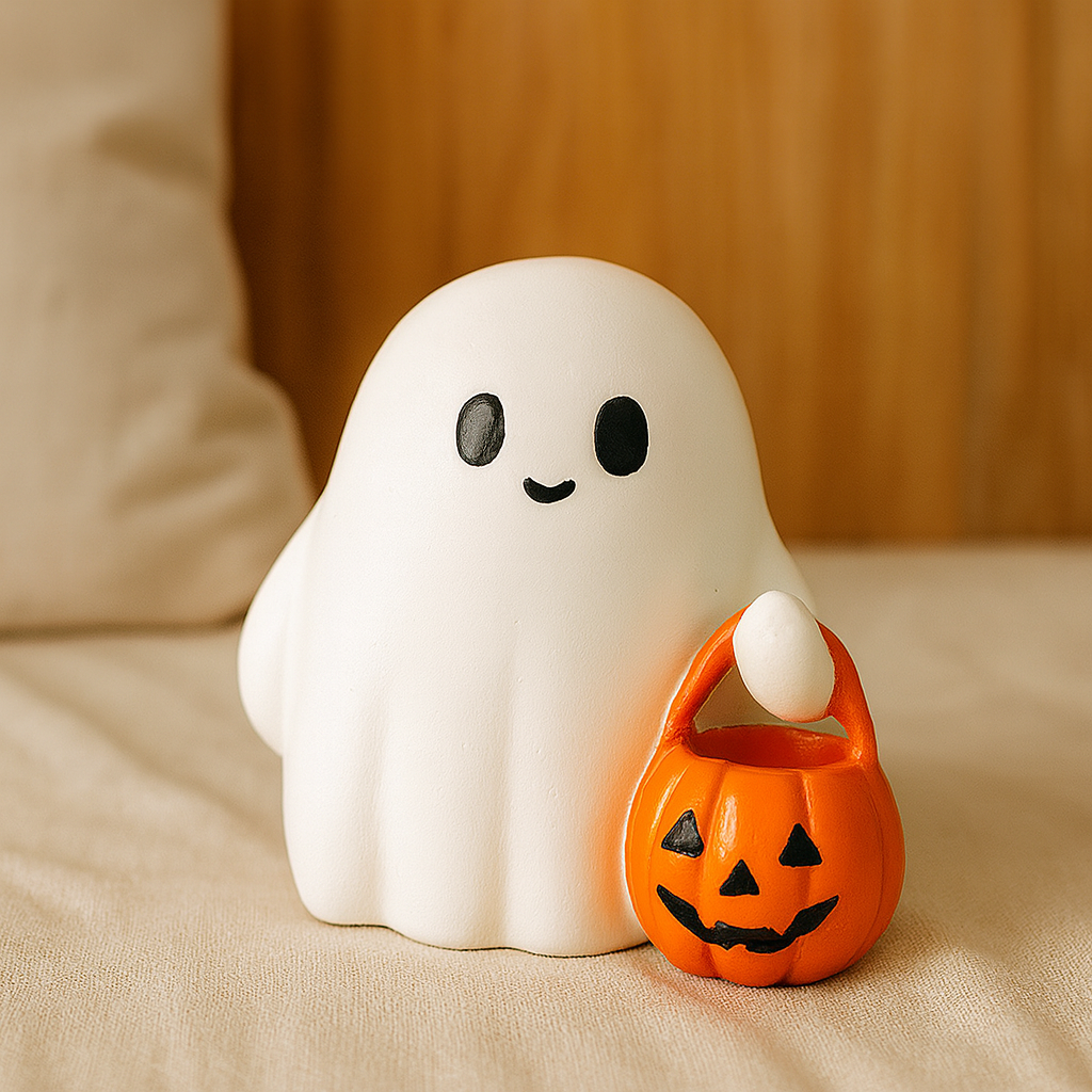Citrouille d'Halloween en résine – Ornement de table décoratif