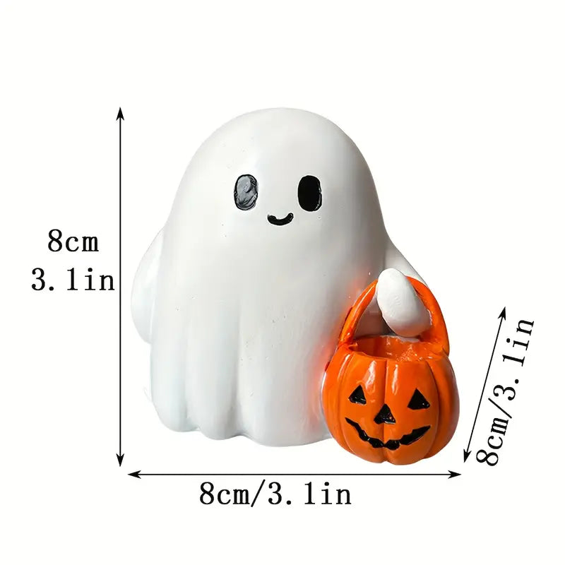 Citrouille d'Halloween en résine – Ornement de table décoratif