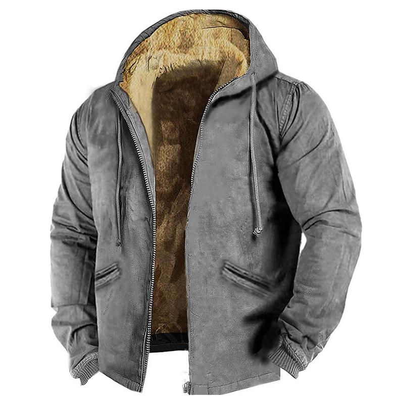 Veste en polaire avec capuche et fermeture éclair Jan