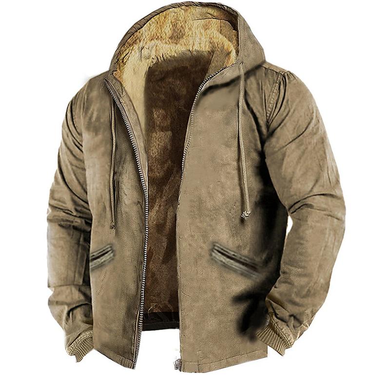 Veste en polaire avec capuche et fermeture éclair Jan