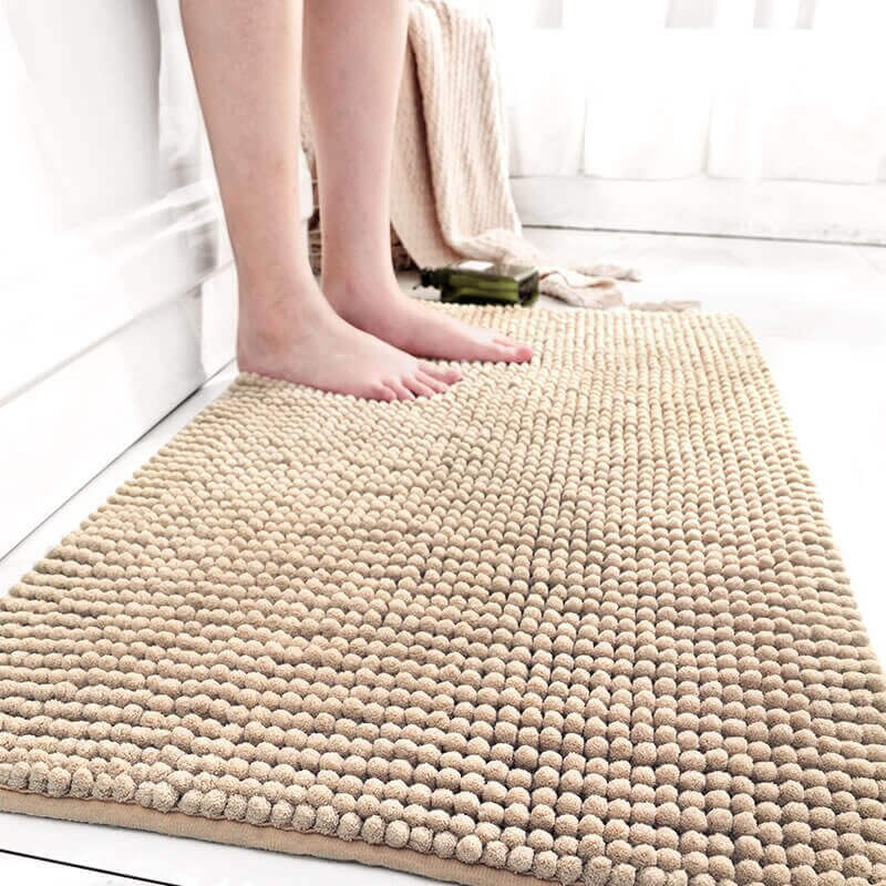 PebbleSoft - Tapis de bain texturé avec design Pebble
