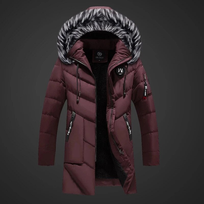 Martin - Veste en peluche avec capuche et fermeture éclair