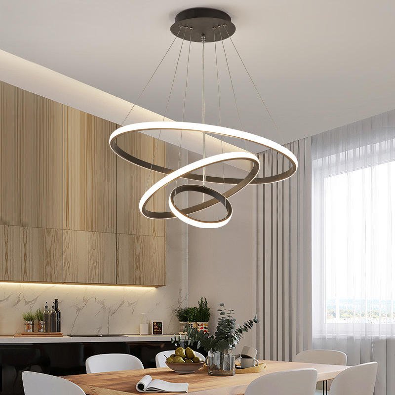 Lampe de plafond spirale élégante